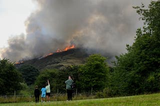 People watch Blaze Rage in Edinburgh